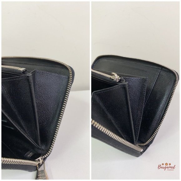 Authentic Louis Vuitton Damier Graphite Canvas Zippy Organizer Large Wallet - Picture 11 of 12